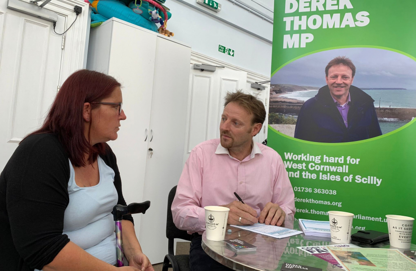 Derek Thomas MP - Drop In Surgery