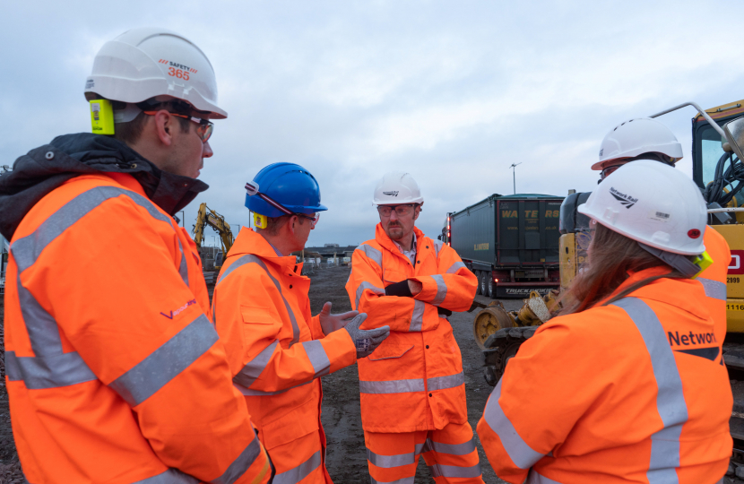 Derek meets representatives of Network Rail and GWR