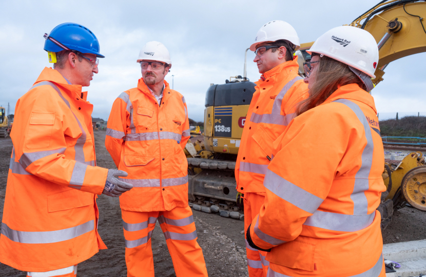 Derek meets representatives of Network Rail and GWR