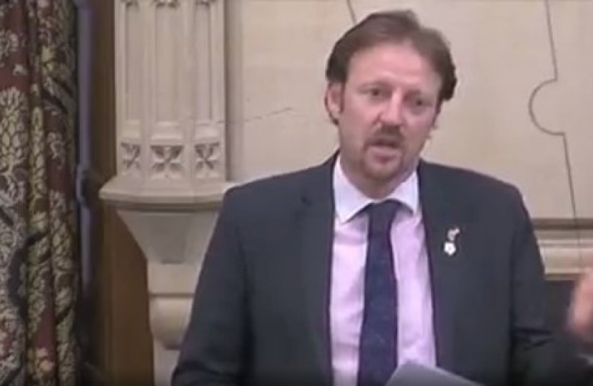 Derek speaks in Westminster Hall